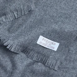 Outlet FOXFORD Fine-Knit Frayed Scarf