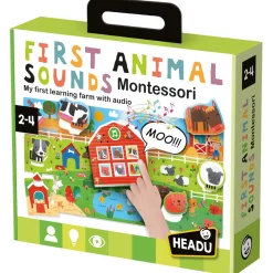 Sale HEADU First Animal Sounds Montessori Puzzle