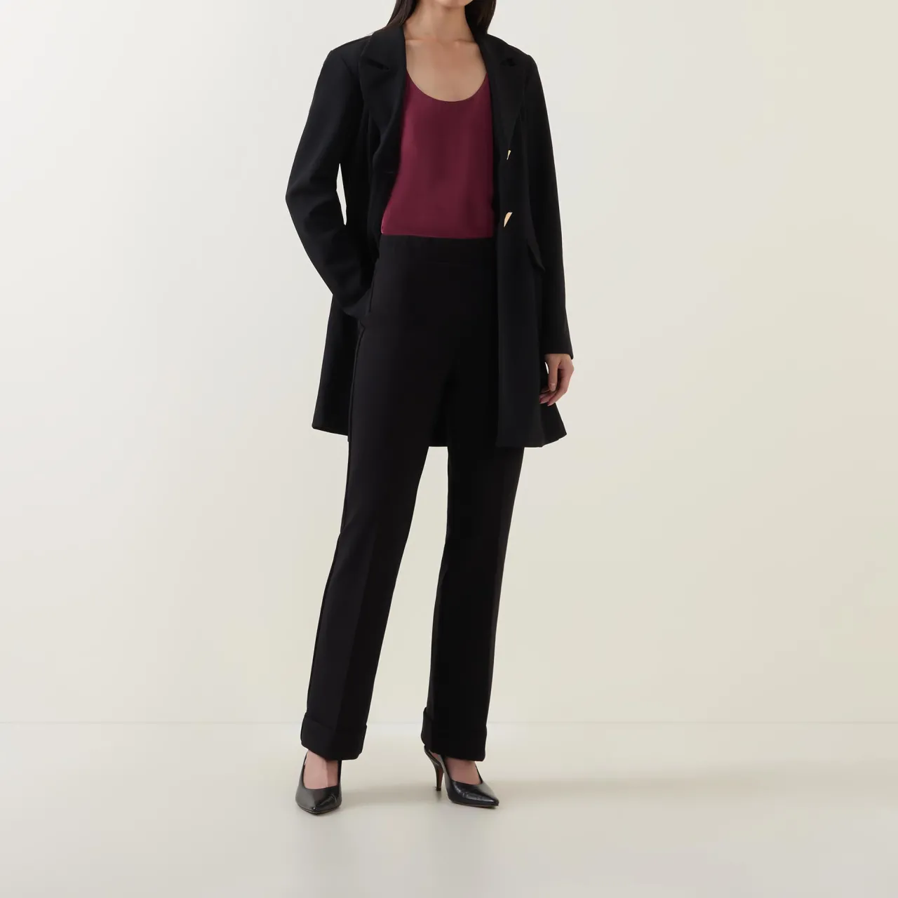 Best JOSEPH RIBKOFF Flared Leg Trousers