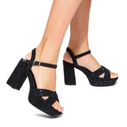 Fleur Platform Block Heels