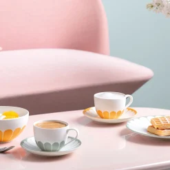 Fleur Soleil Coffee Cup Saucer