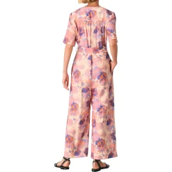 Floral Belted Jumpsuit