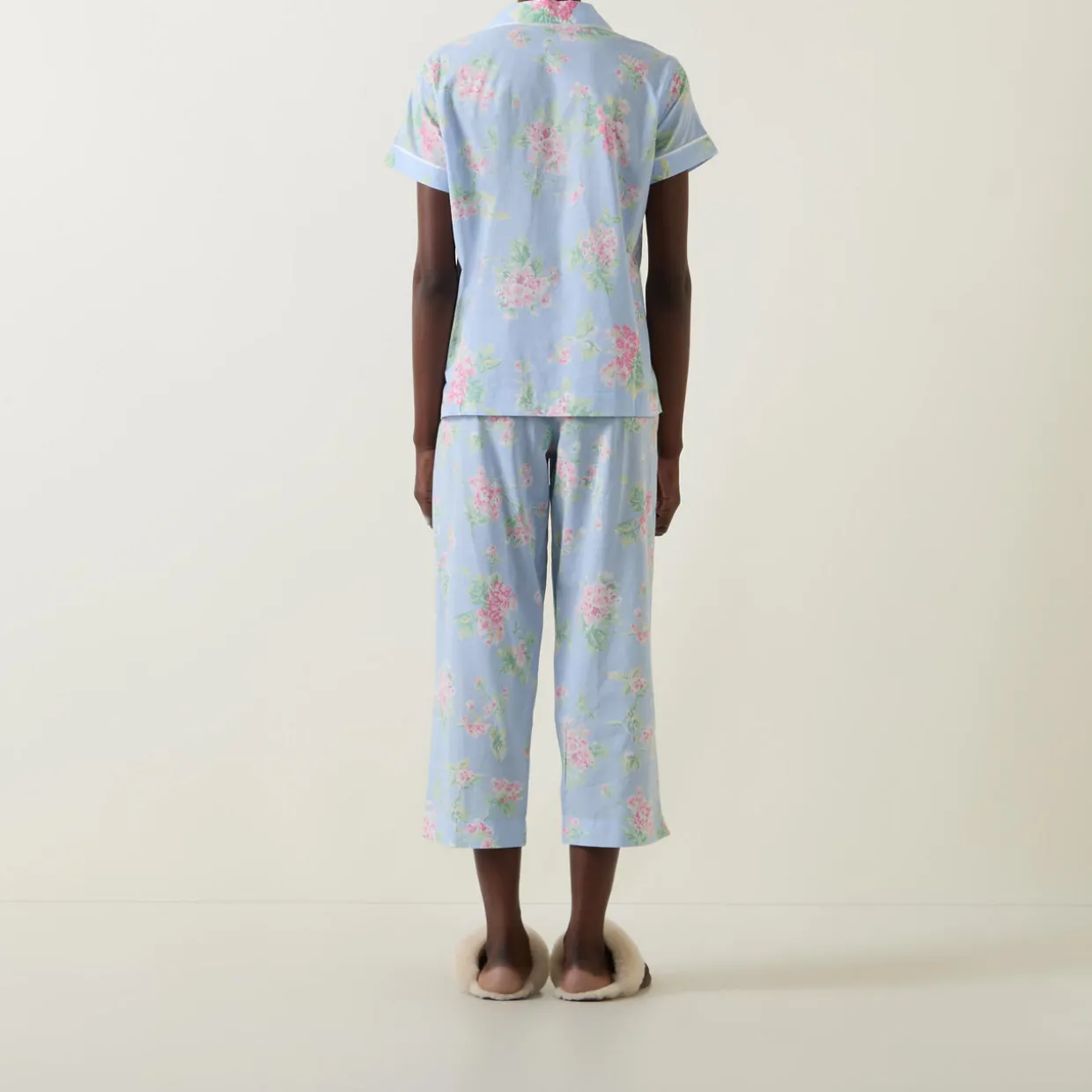 Floral Cropped Pyjama Set