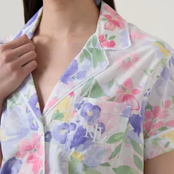 Floral Cropped Pyjama Set