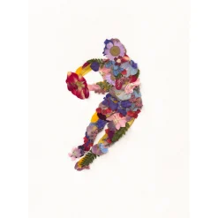 Floral Footwork Framed Fine Art Print