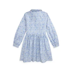 Floral Frill Shirt Dress 8-12 Years