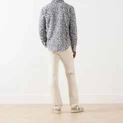 Sale LYLE & SCOTT Floral Jacquard Single Cuff Shirt