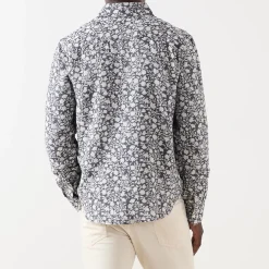 Sale LYLE & SCOTT Floral Jacquard Single Cuff Shirt