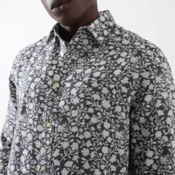 Sale LYLE & SCOTT Floral Jacquard Single Cuff Shirt