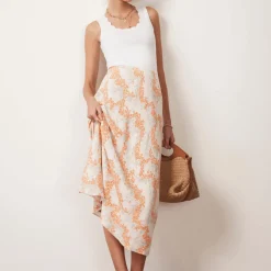 Floral Slip Skirt