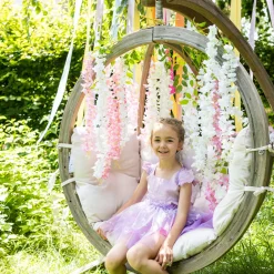 Flutter Butterfly Two-Piece Skirt & Wings Set Lilac