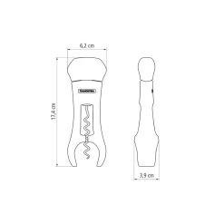 Clearance TRAMONTINA Foil Cutter Corkscrew