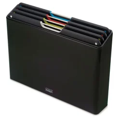 Folio Four-Piece Chopping Board Set Carbon Black Steel