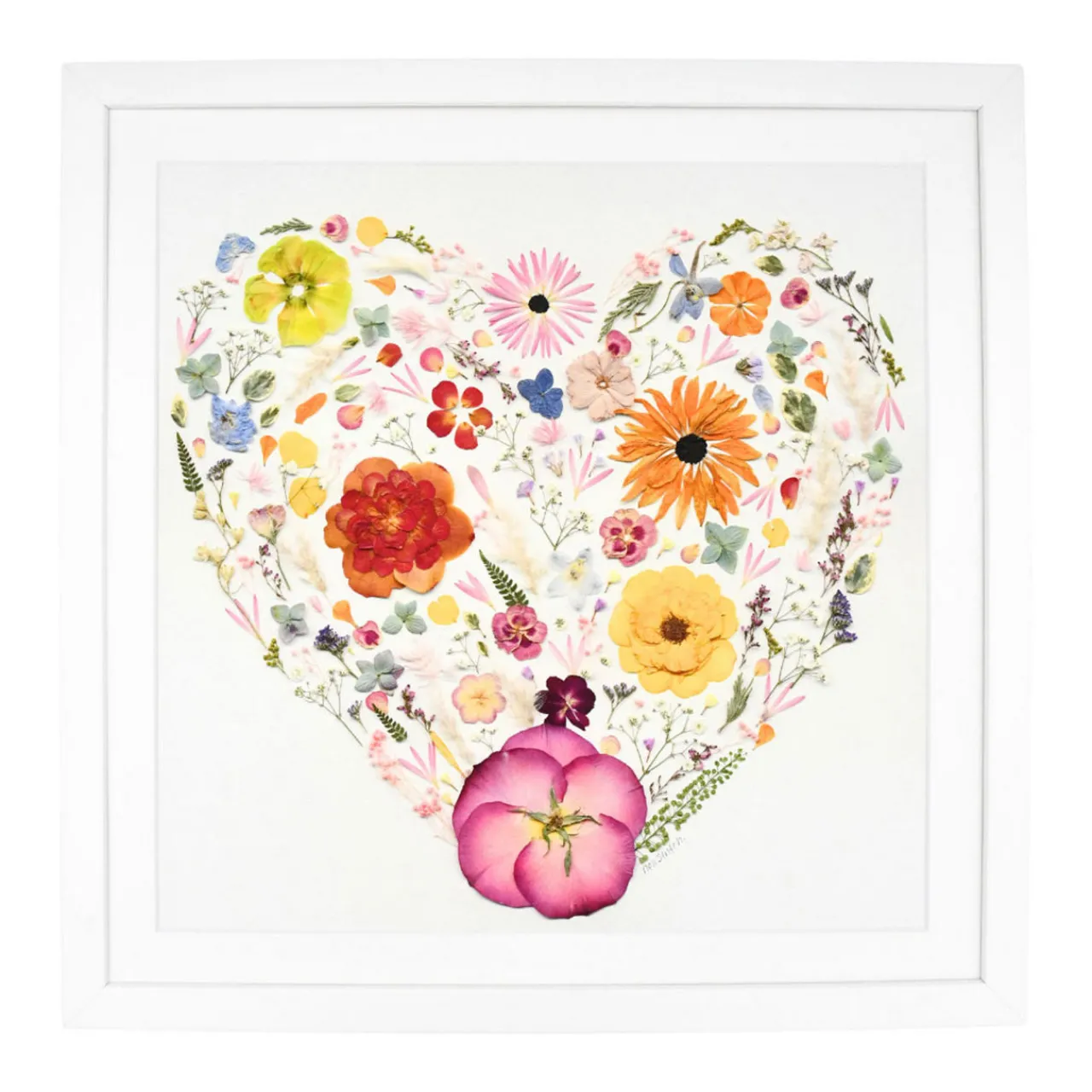 Fashion PRESSED FLOWERS BY NELL For A Lifetime Framed Print