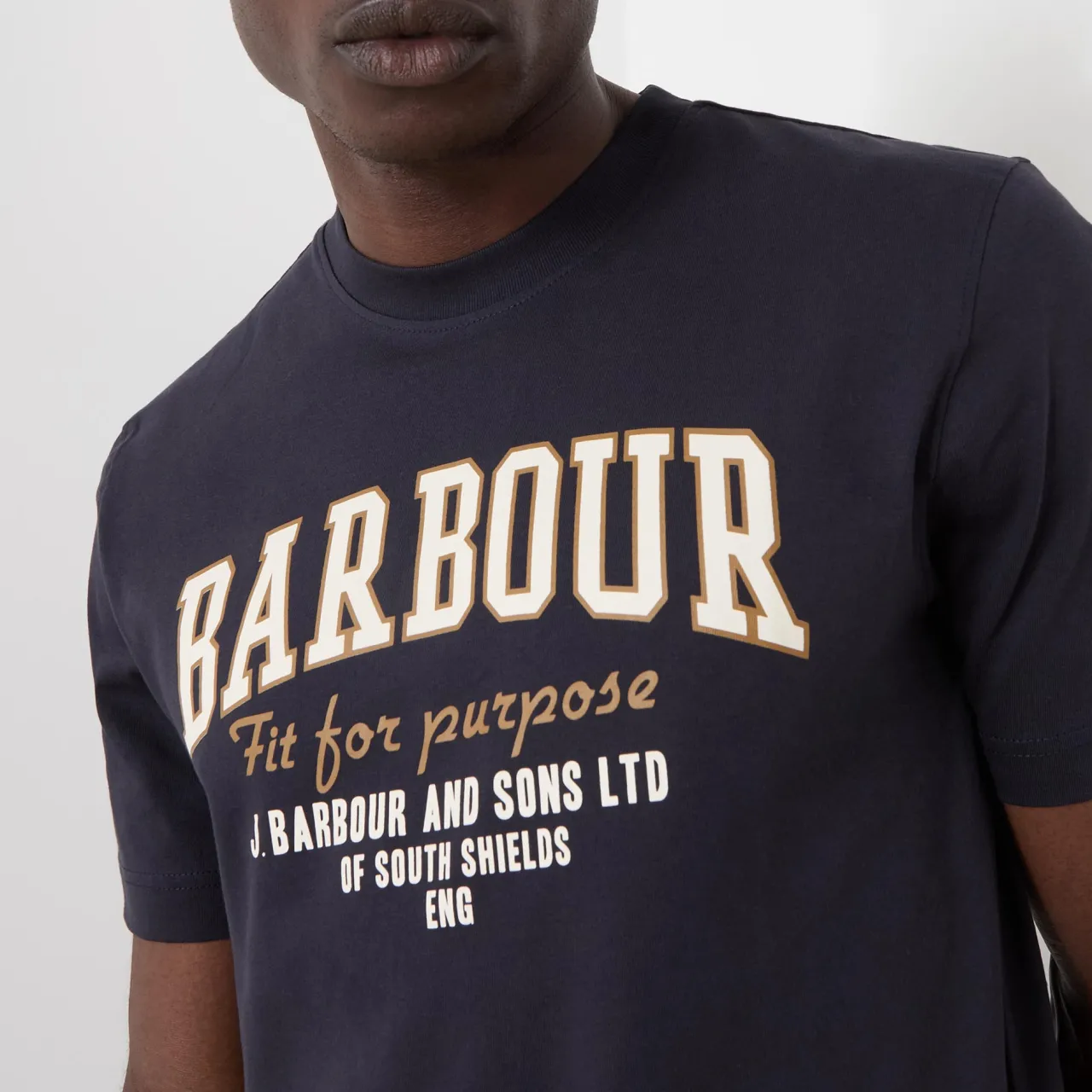 Discount BARBOUR Fort Graphic Logo T-Shirt
