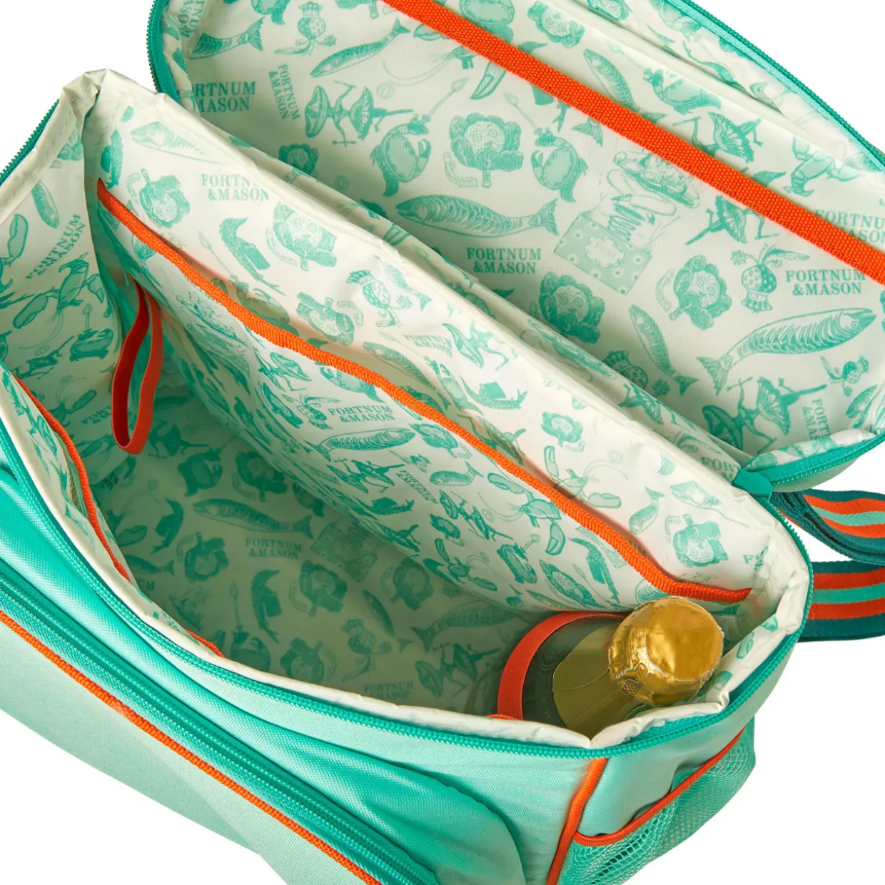 Fortnum's Backpacker's Picnic Bag, Eau de Nil