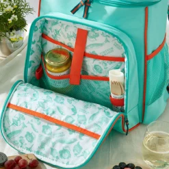 Fortnum's Backpacker's Picnic Bag, Eau de Nil