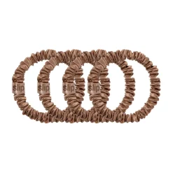 Four Pack Silk Skinny Scrunchies