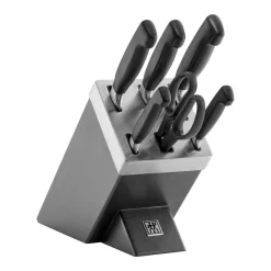Four Star 7 Piece Grey Ash Knife Block Set