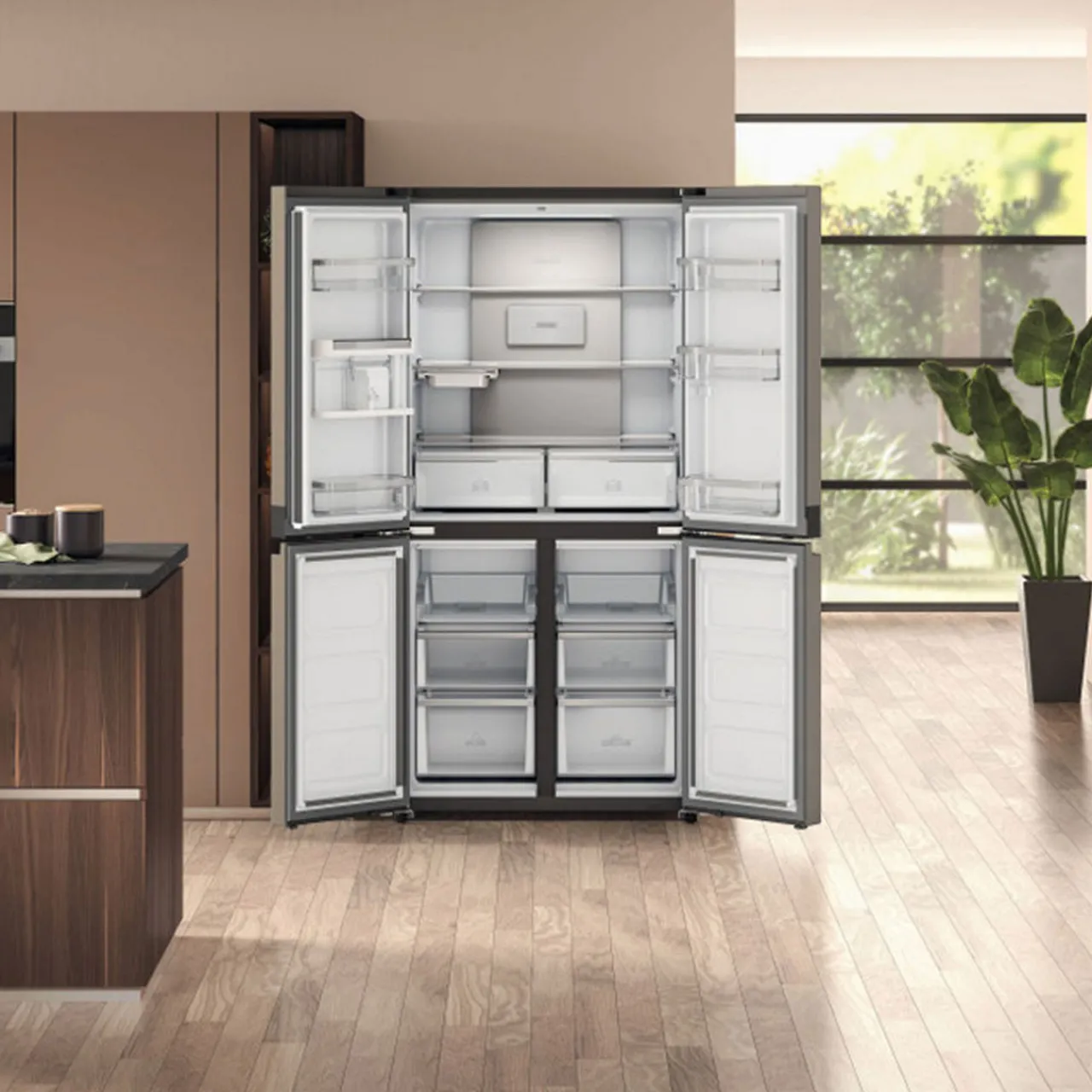 Hot HOTPOINT French Fridge Freezer Door 90cm