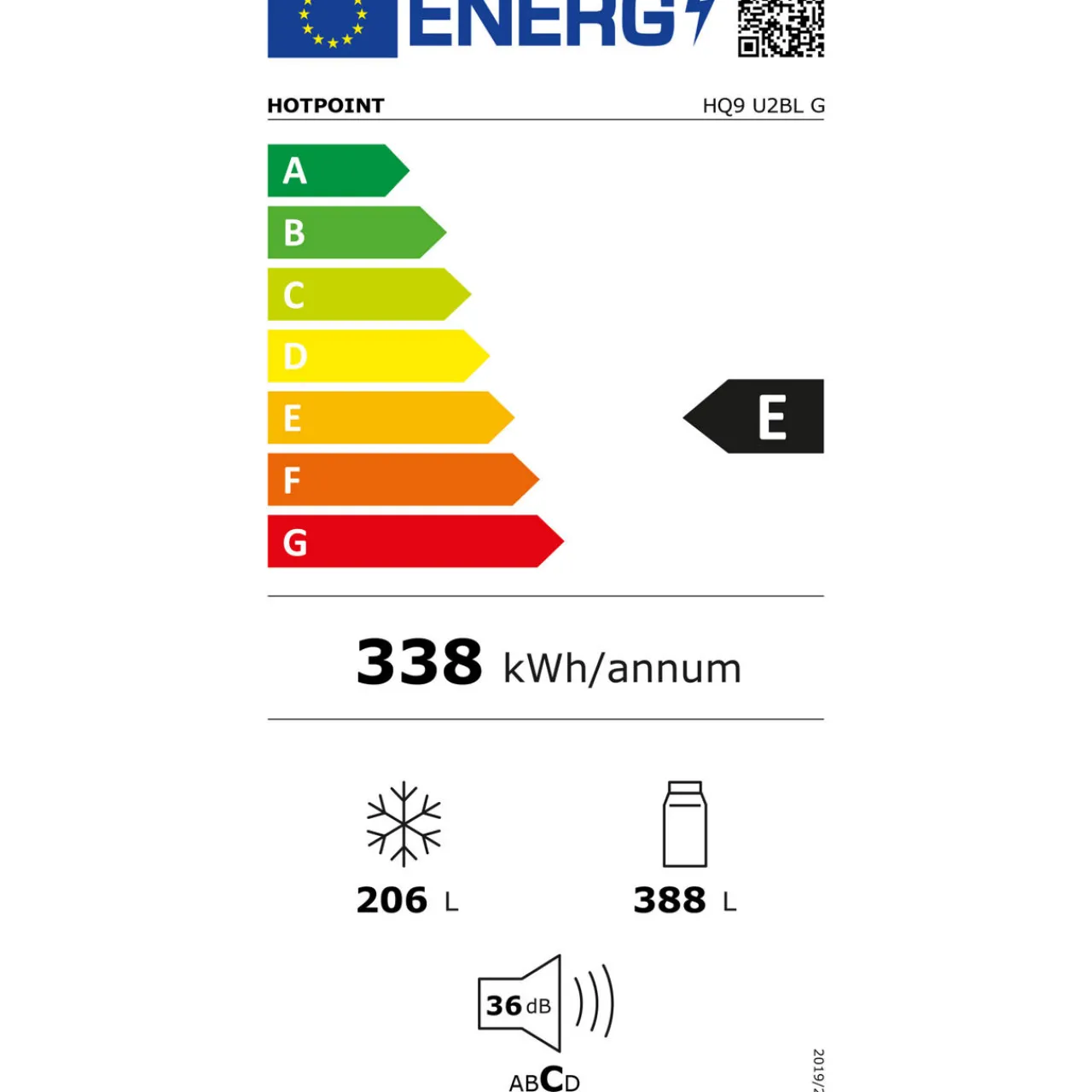 Hot HOTPOINT French Fridge Freezer Door 90cm