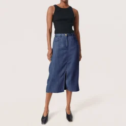 Friday High-Rise Denim Skirt