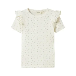 Hot LIL ATELIER Frill-Sleeve Floral T-Shirt