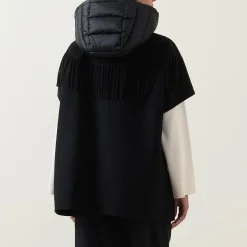 Outlet ELENA MIRÒ Fringe Hybrid Cape