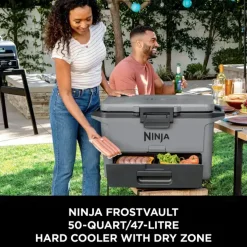 FrostVault 47L Hard Cooler, Slate Grey