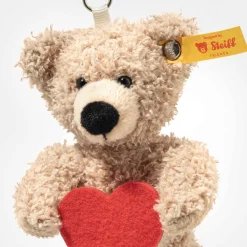 New STEIFF BEARS Fynn Love Teddy Keyring 12cm