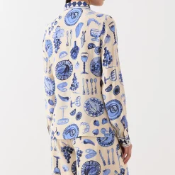 New FABIENNE CHAPOT Gala Printed Blouse