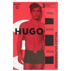 Outlet HUGO Galaxy Logo Trunks Three-Pack