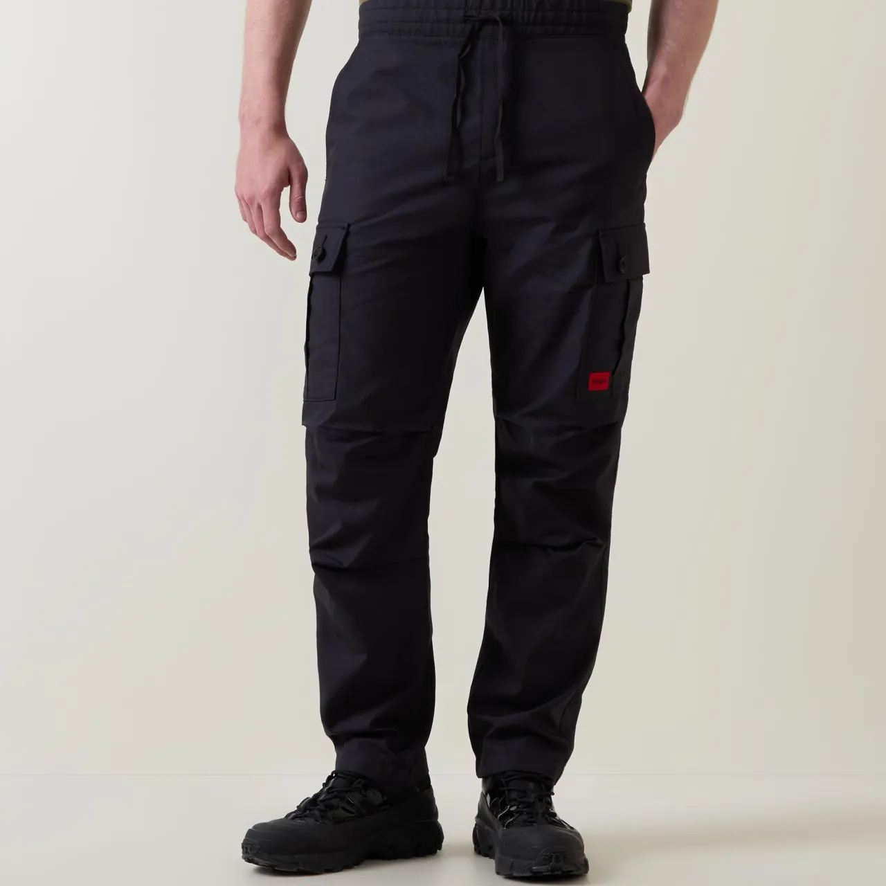 Hot HUGO Garlo Ripstop Cargo Trousers