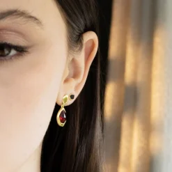 Hot JUVI DESIGNS Garnet Stepping Stone Necklace