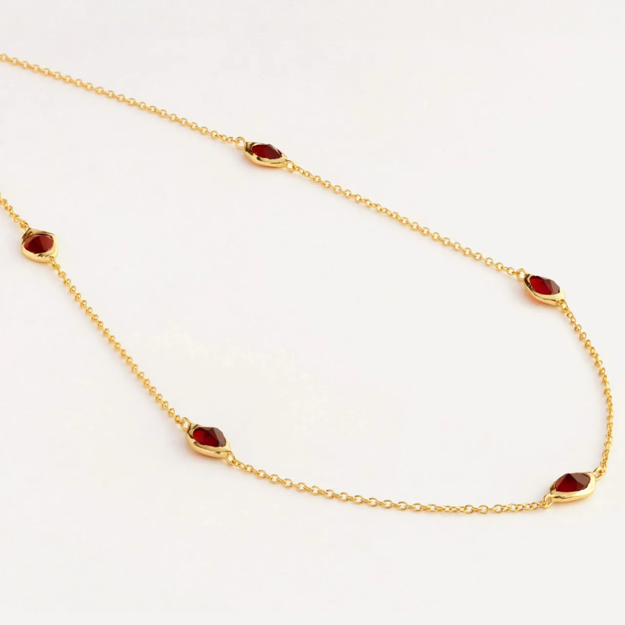 Hot JUVI DESIGNS Garnet Stepping Stone Necklace