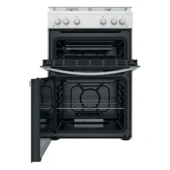Gas freestanding double cooker: 60cm