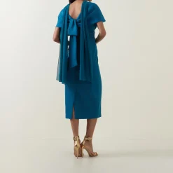 Gathered Embellished Dress