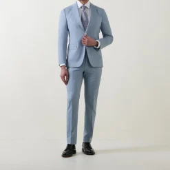 Hot BOSS Genius Micro Pattern Suit Trousers