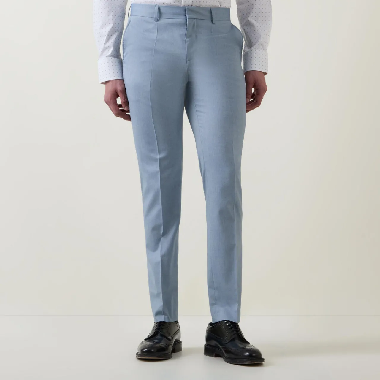 Hot BOSS Genius Micro Pattern Suit Trousers