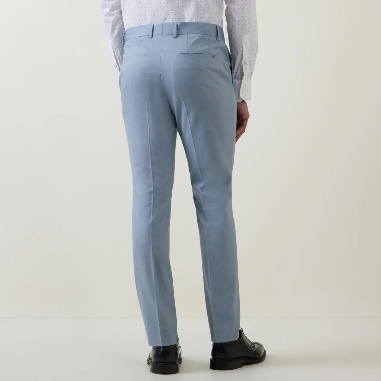 Hot BOSS Genius Micro Pattern Suit Trousers