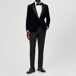 Genius Slim Fit Tuxedo Trousers