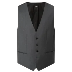 Sale BOSS Genius Slim Fit Wool Waistcoat