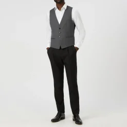 Sale BOSS Genius Slim Fit Wool Waistcoat
