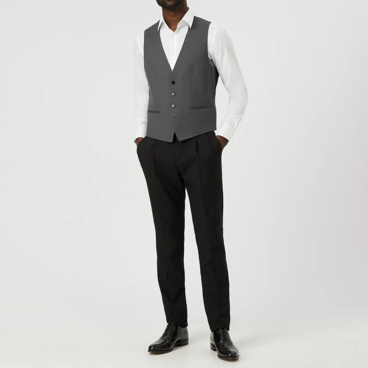 Sale BOSS Genius Slim Fit Wool Waistcoat