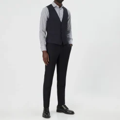 Genius Slim Fit Wool Waistcoat