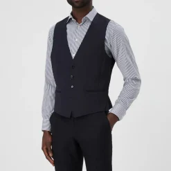 Genius Slim Fit Wool Waistcoat