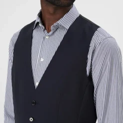 Genius Slim Fit Wool Waistcoat