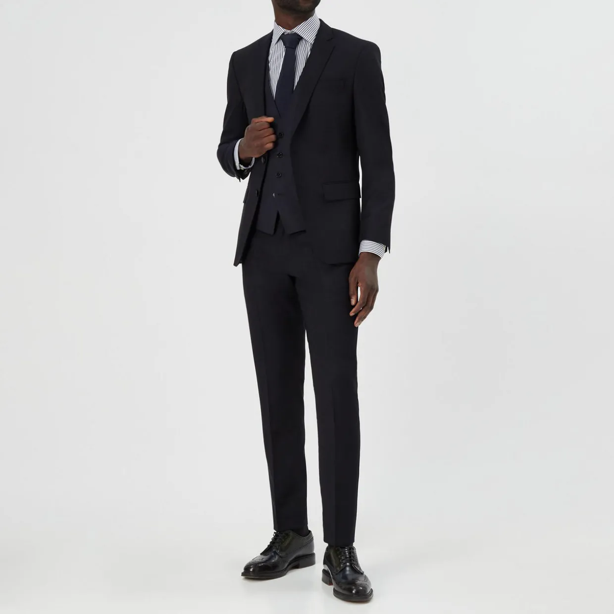 Genius Slim Fit Wool Waistcoat