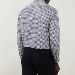 Clearance BUGATTI Geometric Diamond Print Shirt