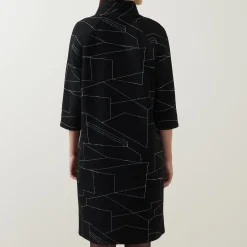 Hot JOSEPH RIBKOFF Geometric Print Dress